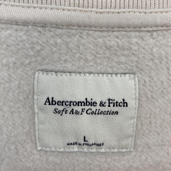 Abercrombie Soft A&F Sweatshirt Womens Large Never Lost A Tailgate Oversized - Picture 6 of 12